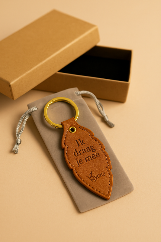 veersleutelhanger met luxe geschenkdoos