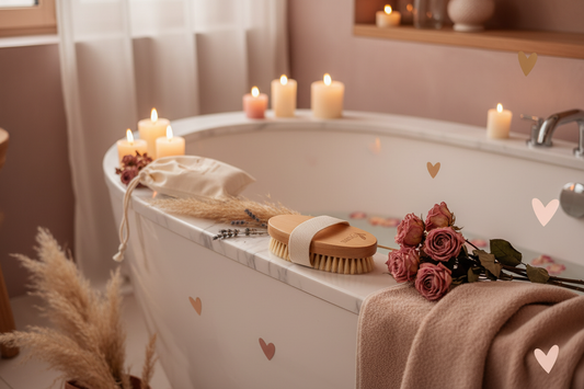 Lichaamsborstel Valentijnsdag Badkamer
