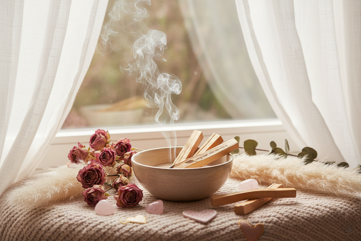 Palo Santo Valentijnsdag Raam